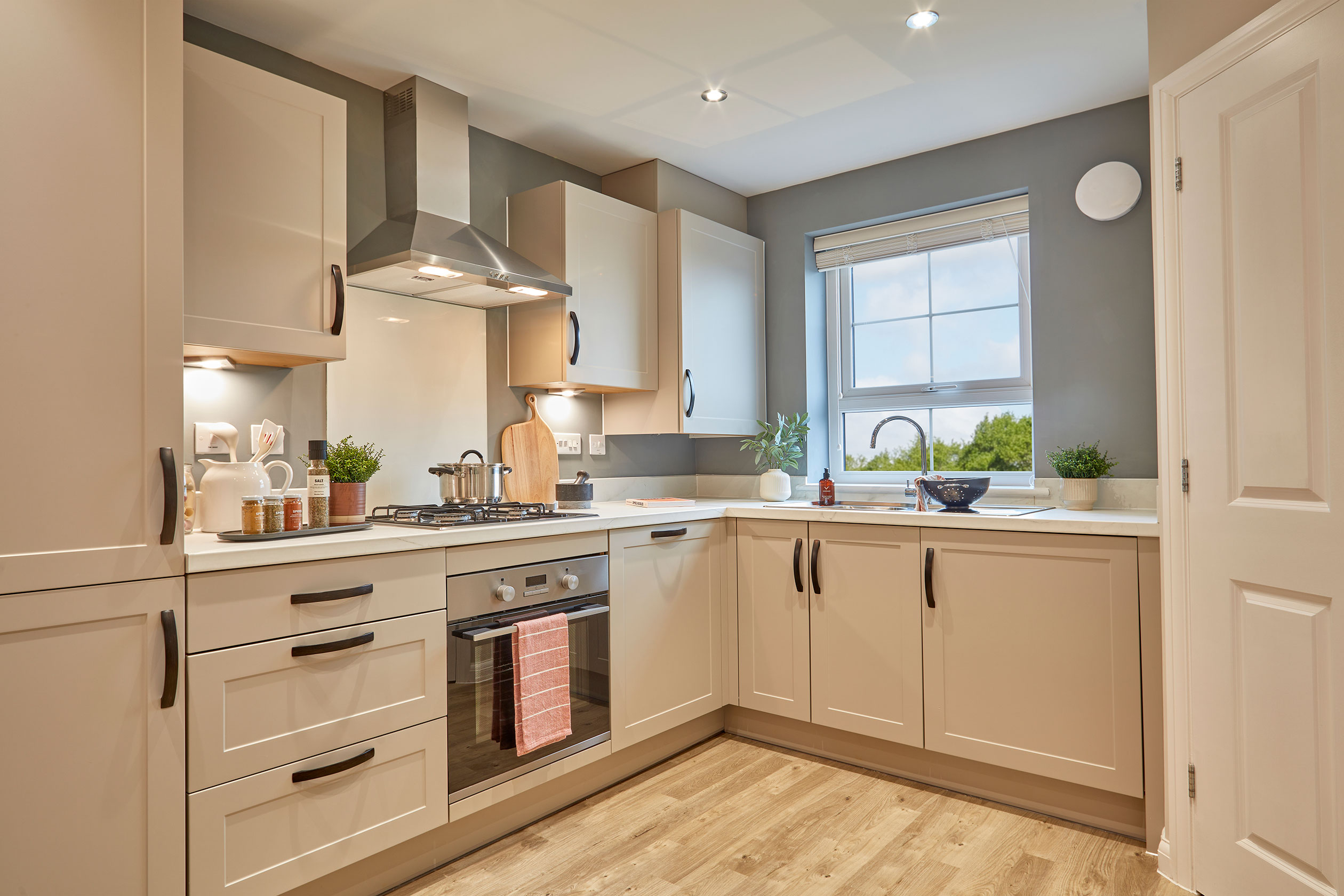 Modern fitted kitchen in the Denford